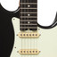 Close-up detail of the Crafter SEOUL SVVSR CB body with pickups and mint green pickguard