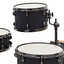 Detail view of Premier Artist Heritage bass drum with antique ash hoops