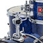 Detail of the wooden bass drum hoop on the Premier Artist Heritage bass drum