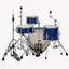 Premier Artist Heritage four-piece kit in Blue Pearl pictured in use