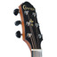 Detail of the Crafter HD250-CE-BRS rosewood fingerboard and wood inlay rosette