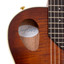 Close-up of the Angel Lopez SHERRY CE TB flamed cedar top and cutaway body