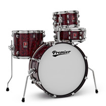 Premier Artist Heritage PAH20-4SPBUW four-piece shell pack in Burgundy Pearl seen from the front