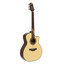 Crafter SM G-MAHO CE acoustic-electric guitar front view in natural finish