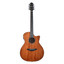 Crafter HG250-CE-BR grand auditorium acoustic-electric guitar in brown front view