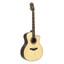 Crafter STG D20CE PRO cutaway dreadnought acoustic-electric guitar front view in natural finish