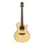 Detail of the Crafter STG D20CE PRO cutaway and rosewood bridge with compensated saddle