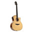 Crafter HG250-CE-N acoustic-electric guitar full front view in natural highgloss finish