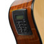 Crafter HG250-CE-N rosewood bridge and compensated Tusq saddle detail