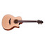 Detail of the Crafter HG250-CE-N cutaway body and black binding with white purfling