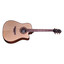 Crafter STG D22CE PRO body detail showing layered Macassar ebony back and sides