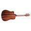 Crafter STG D22CE PRO rosewood fingerboard detail with Crafter wood inlays design