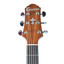 Detail view of the Crafter HJ100-BR showing its brown open pore woodwork