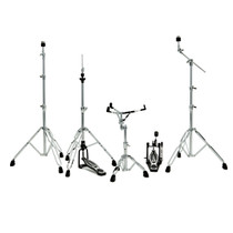 Premier Artist Hardware Pack hero view of the full double-braced drum hardware set