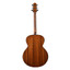 Crafter HJ250-BRS jumbo acoustic guitar angled full view with rosewood fingerboard
