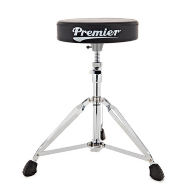 Premier PAHW-THR Artist drum throne with round top seat on double-braced tripod legs