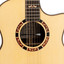 Crafter STG G20CE PRO full-body view highlighting the layered rosewood back and sides