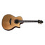 Close-up of the Crafter STG G20CE PRO rosewood fingerboard with Crafter wood inlays design