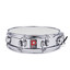 Premier Artist 14 x 4 chrome-plated steel snare drum hero view showing full shell
