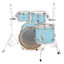 Premier Elite Series Baby Blue birch and maple drum shells viewed from an alternate angle