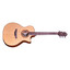 Close-up of the Crafter STG T16CE PRO rosewood fingerboard with snowflake inlays