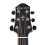 Detail of the Crafter HT250-CE-BR body showing the cutaway and glossy brown top