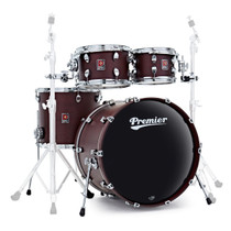 Premier PEX20-4SPROS Elite Series four-piece shell pack in Rosewood Satin front hero view