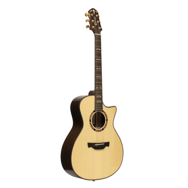 Crafter STG T20CE PRO cutaway orchestra acoustic-electric guitar front view in natural finish