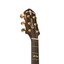 Crafter STG T20CE PRO headstock detail with mother of pearl inlay and gold Grover tuners