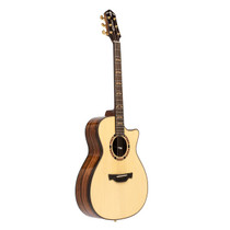 Crafter STG T22CE PRO cutaway orchestra acoustic-electric guitar front view in natural finish
