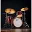 Premier Artist Heritage PAH18-4SPBUW kit with 18-inch bass drum in a performance setting