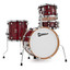 Premier Artist Heritage PAH18-4SPBUW detail of Deco style tension lugs on Burgundy Pearl birch shell