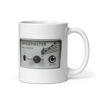 Dallas Rangemaster Treble Booster Coffee Mug – 1960s British Boost Pedal – view 1