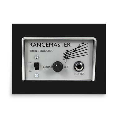 Dallas Rangemaster Treble Booster Poster – 1960s British Boost Pedal – view 1