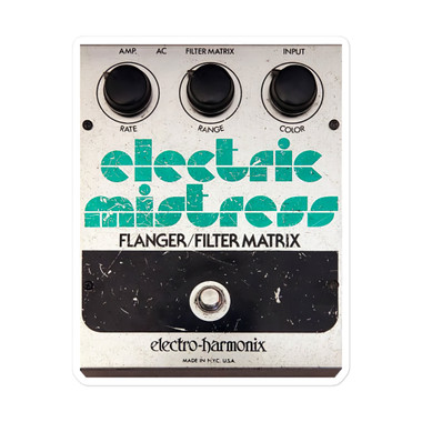 Electro-Harmonix Electric Mistress Flanger Sticker – Vintage 1970s Flanger Pedal – view 1
