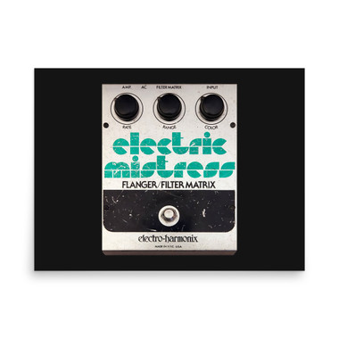 Electro-Harmonix Electric Mistress Flanger Poster – Vintage 1970s Flanger Pedal – view 1