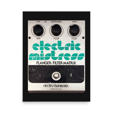 Electro-Harmonix Electric Mistress Flanger Poster – Vintage 1970s Flanger Pedal – view 1