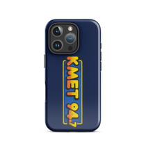 KMET 94.7 FM Los Angeles iPhone Case – Vintage 1970s–80s Rock Radio Logo (Tough, iPhone 14–17) – view 1