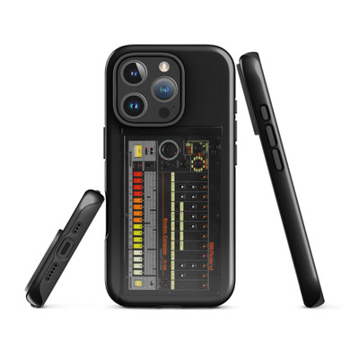 Roland TR-808 Drum Machine iPhone Case – Vintage Hip-Hop & Techno Beat Machine (Tough, iPhone 14–17) – view 1