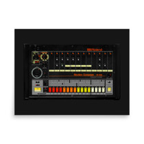 Roland TR-808 Drum Machine Poster – Vintage Hip-Hop & Techno Beat Machine – view 1
