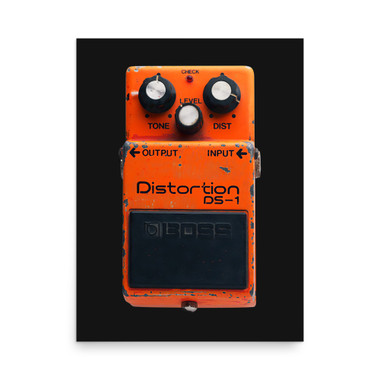 Boss DS-1 Distortion Pedal Poster – Orange Classic Since 1978 – view 1