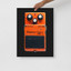 Boss DS-1 Distortion Pedal Poster – Orange Classic Since 1978 – view 2