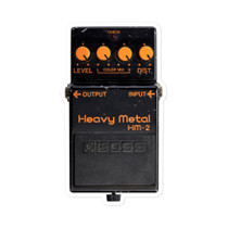 Boss HM-2 Heavy Metal Distortion Pedal Sticker – Swedish Chainsaw Death Metal Stompbox – view 1