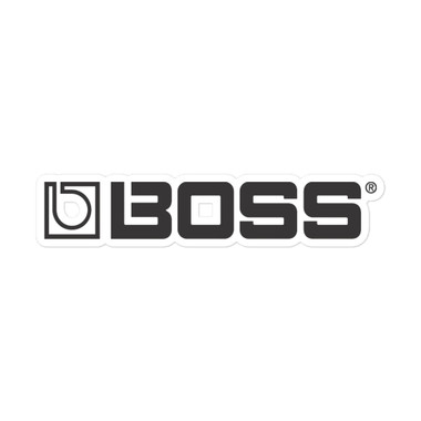 Boss Pedals Logo Sticker – Classic Compact Pedal Badge – view 1
