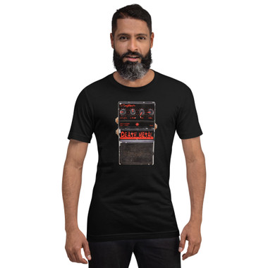 DigiTech Death Metal Distortion Pedal T-Shirt – Red Grim Reaper High-Gain Stompbox – view 1