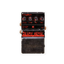 DigiTech Death Metal Distortion Pedal Sticker – Red Grim Reaper High-Gain Stompbox – view 1