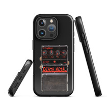 DigiTech Death Metal Distortion Pedal iPhone Case – Red Grim Reaper High-Gain Stompbox (Tough, iPhone 14–17) – view 1