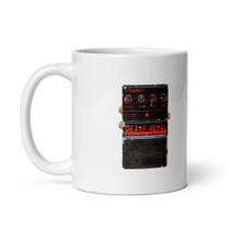 DigiTech Death Metal Distortion Pedal Coffee Mug – Red Grim Reaper High-Gain Stompbox – view 1