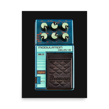 Ibanez DML20 Modulation Delay Pedal Poster – 1980s Master Series Digital Delay – view 1