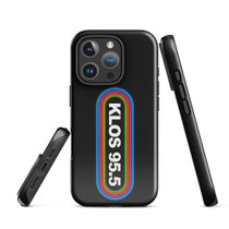 KLOS 95.5 FM Los Angeles iPhone Case – Vintage Classic Rock Radio Logo (Tough, iPhone 14–17) – view 1